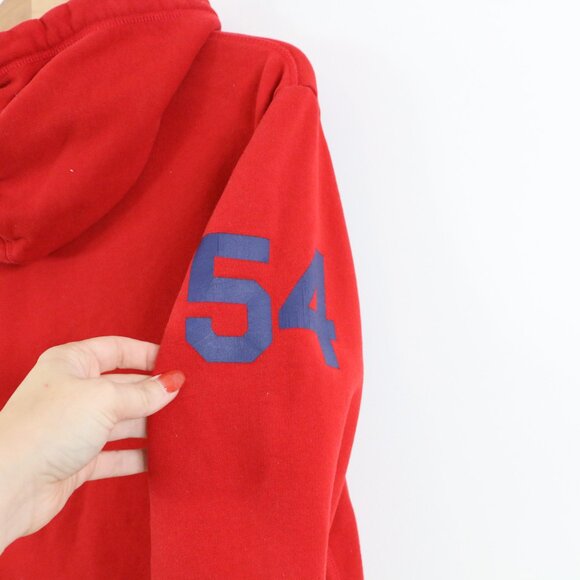 *Vintage Superdry Logo Bonded Satin Hoodie - Picture 10 of 10